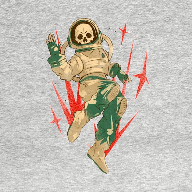 Skeleton Astronaut by Mooxy